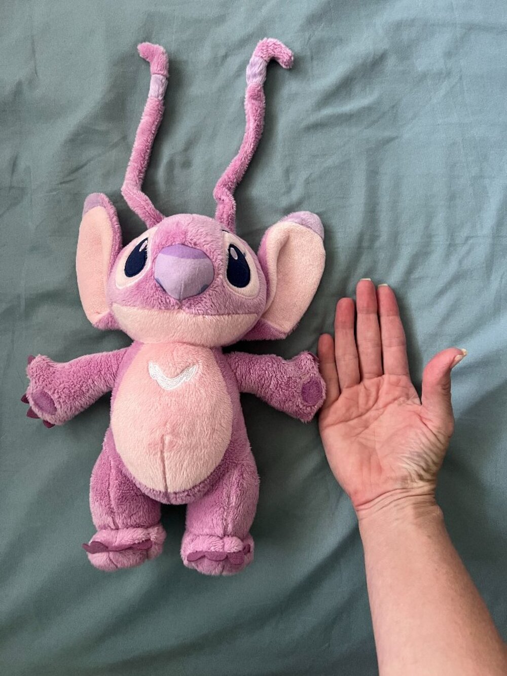 Official Disney Store Lilo & Stitch Angel Plush Stuffed Toy 10"
